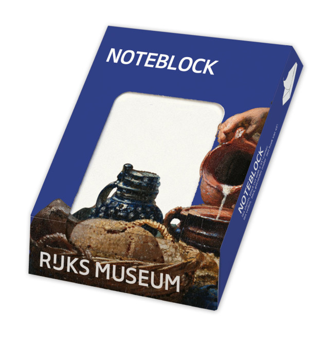 Memo blocnote: Het melkmeisje/The Milkmaid, Johannes Vermeer, Rijksmuseum Amsterdam