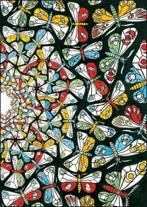 Butterflies, M.C. Escher