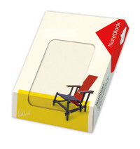 Memo blocnote: Rood blauwe stoel, Gerrit Rietveld, Rietveld Schröderhuis
