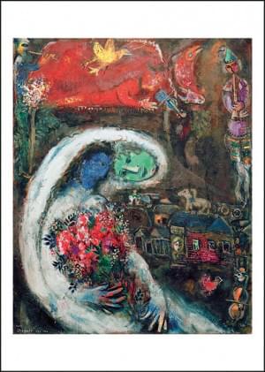 La Fiancée au visage blue, Marc Chagall