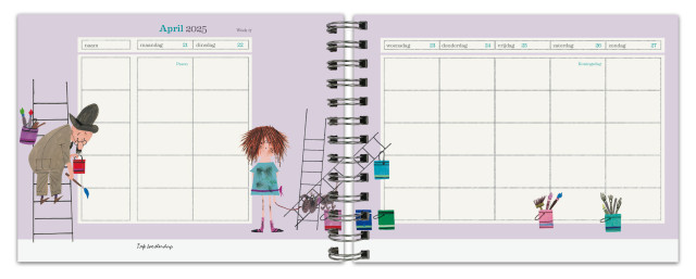 Fiep Westendorp familie weekagenda 2025
