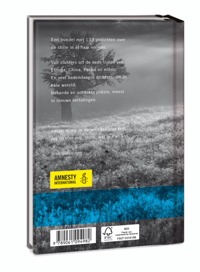 Dichtbundel: Stilte, 133 Wereld dichters, Amnesty International