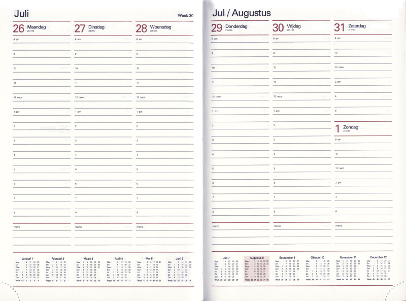 Combi agenda groot week 2025 kopen Bekking & Blitz