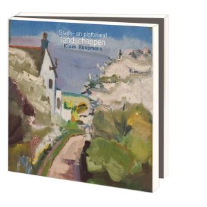 Kaartenmapje met env, vierkant: Stads- en platteland landschappen, Klaas Koopmans