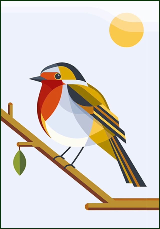 Roodborstje, Naturalis