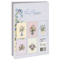Kaartenmapje met env, groot: Pots & Flowers, Ine Heesterman