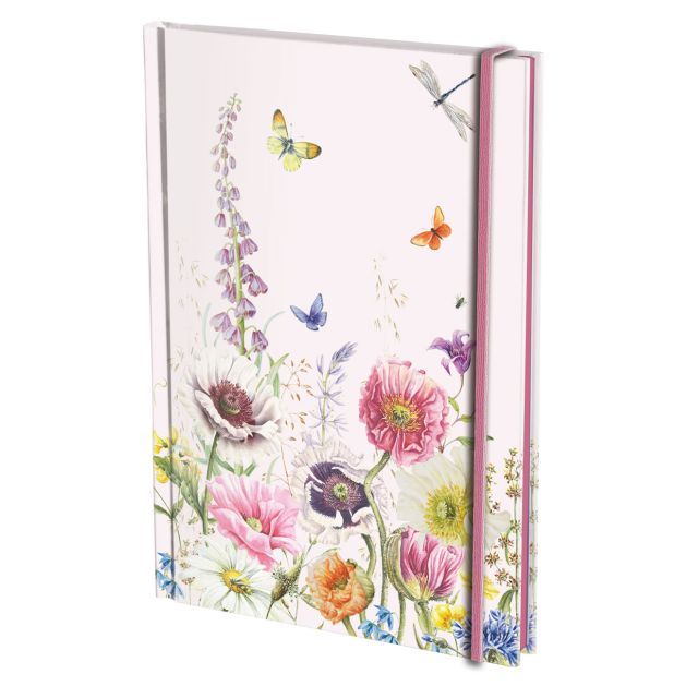 Notitieboek A5, harde kaft:  Wild Flower Field, Janneke Brinkman-Salentijn