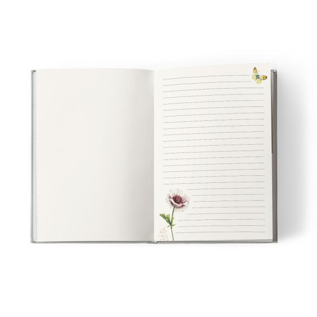 Notitieboek A5, harde kaft:  Wild Flower Field, Janneke Brinkman-Salentijn
