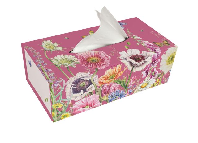 Tissuebox houder: Wild Flower Field, Janneke Brinkman-Salentijn