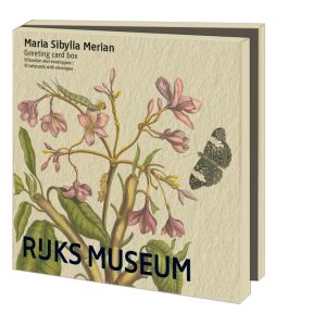 Kaartenmapje met env, vierkant: Sibylla Merian, Rijksmuseum
