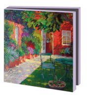 Kaartenmapje met env, vierkant:In the garden, William Ireland