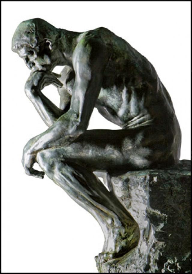 The Thinker, Auguste Rodin, Singer, Laren