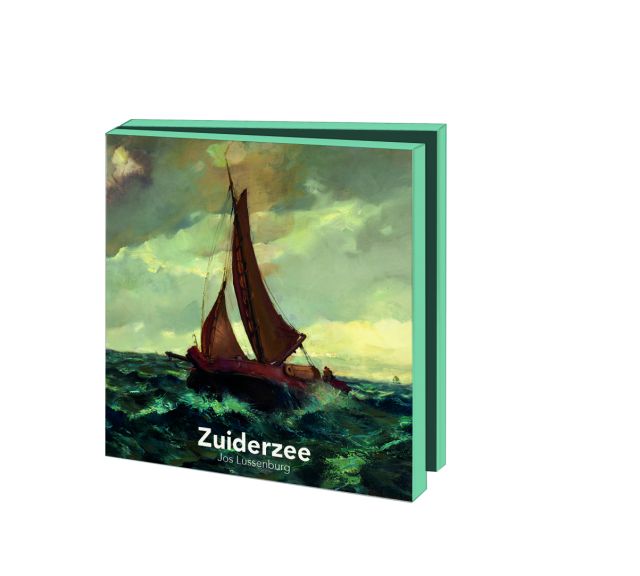 Kaartenmapje met env, vierkant: Zuiderzee, Jos Lussenburg