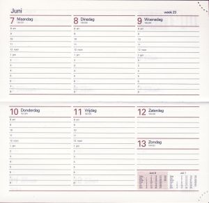 Combi agenda pocket 2027