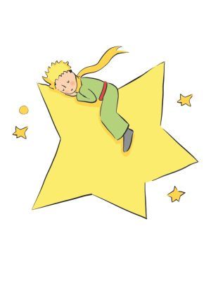 Resting on a star, The Little Prince