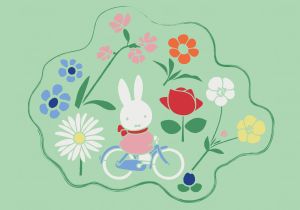 Nijntje - Miffy - Tulpen & Fiets, Dick Bruna/L