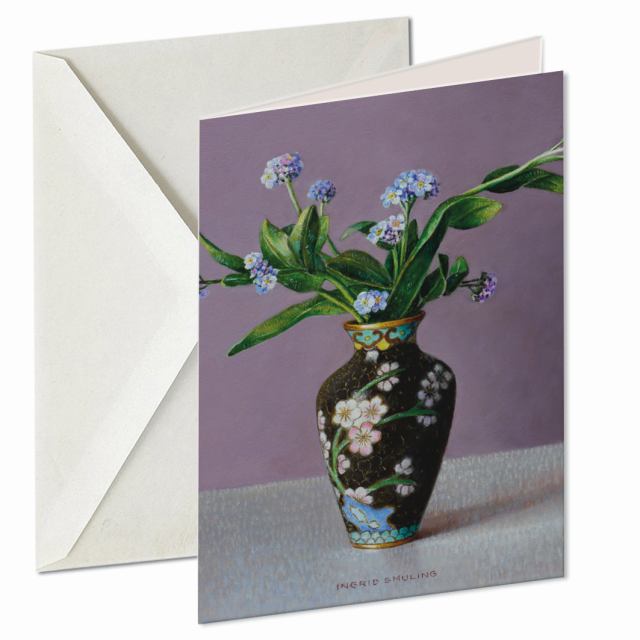 Vergeet-mij-niet in vaasje, Ingrid Smuling