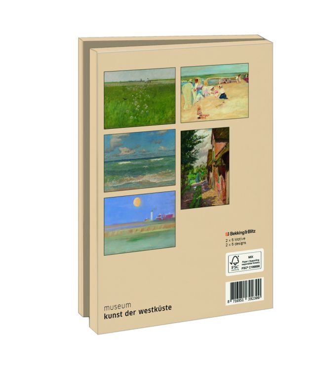 Kaartenmapje met env, groot: Highlights, Museum Kunst der Westkuste