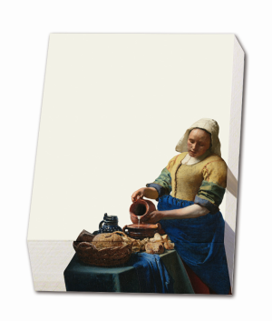 Memo blocnote: Het melkmeisje, Johannes Vermeer, Rijksmuseum