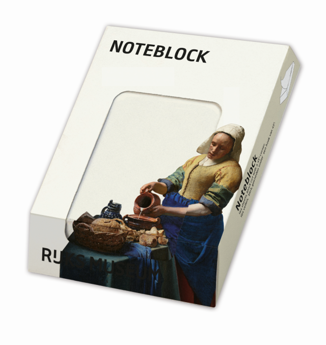 Memo blocnote: Het melkmeisje, Johannes Vermeer, Rijksmuseum