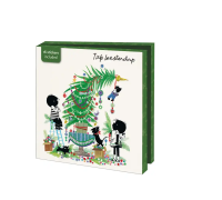 Kaartenmapje met env, vierkant: Kerst, Jip en Janneke, Fiep Westendorp