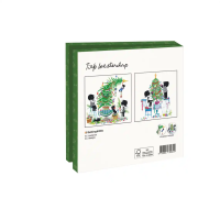 Kaartenmapje met env, vierkant: Kerst, Jip en Janneke, Fiep Westendorp