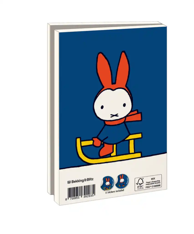 Kaartenmapje met env, klein: Miffy's Winter, Dick Bruna