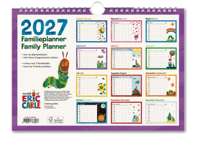 Rupsje Nooitgenoeg familie planner 2027