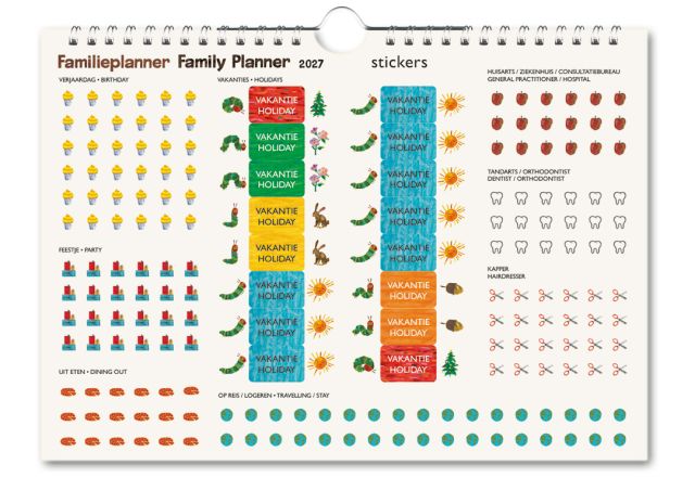 Rupsje Nooitgenoeg familie planner 2027