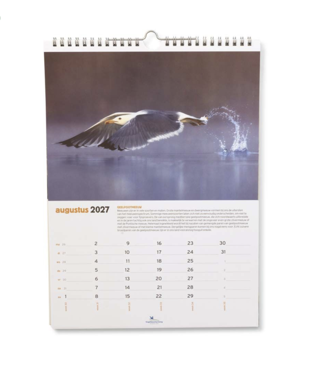Vogelbescherming maandkalender 2027