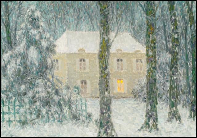 Winter evening, Henri Le Sidaner, Singer, Laren