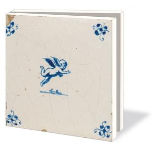 Kaartenmapje met env, vierkant: Angel Tiles, Ons' Lieve Heer Op Solder