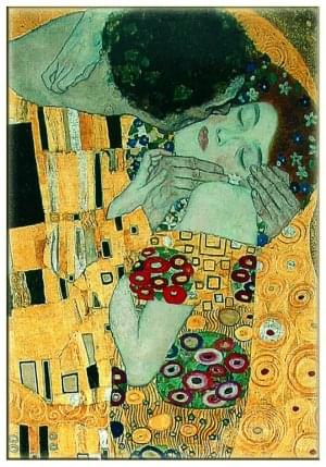 Koelkastmagneet: De kus, Gustav Klimt