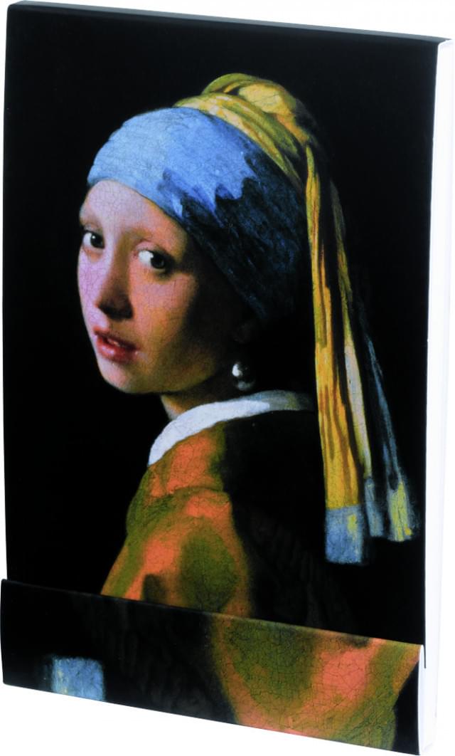 Notitieblokje: Meisje met de parel - Girl with the Pearl Earring, Johannes Vermeer, Mauritshuis