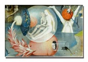Koelkastmagneet: Inspired by The Garden Of Earthly Delights, Jheronimus Bosch