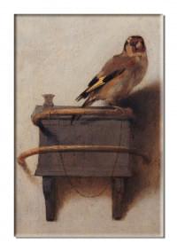 Koelkastmagneet: Het Puttertje/The Goldfinch, Carel Fabritius, Mauritshuis
