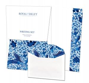 Briefpapier met enveloppen: Royal Delft