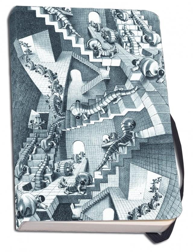Notitieboek A6, zachte kaft: House of Stairs, M.C. Escher