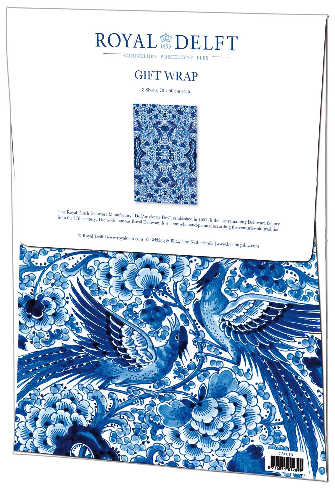 Cadeaupapier: Royal Delft kopen | Bekking \u0026 Blitz