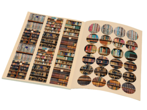 Cadeaupapier: Boeken, Die Klosterbibliothek, Maria Laach