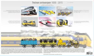 6 posters: Treinen ontwerpen 1830 – 2015, Niels Greif