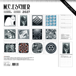 M.C. Escher maandkalender 2027
