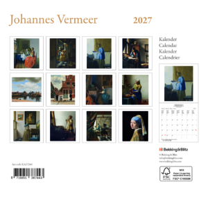 Vermeer mini maandkalender 2027