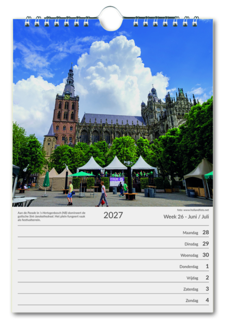 Holland weekkalender 2027