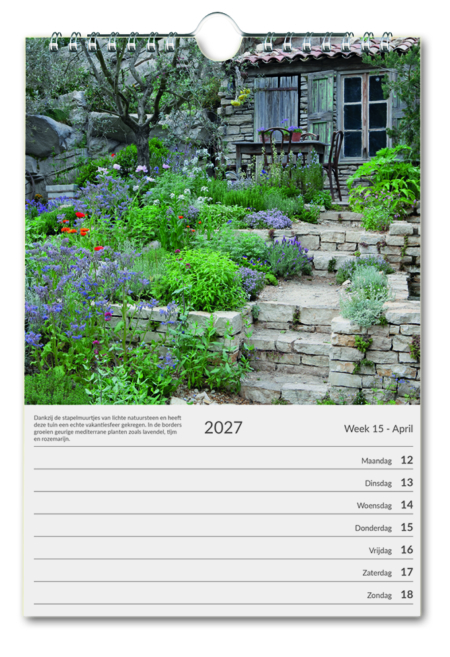 Tuinen, Modeste Herwig weekkalender 2027