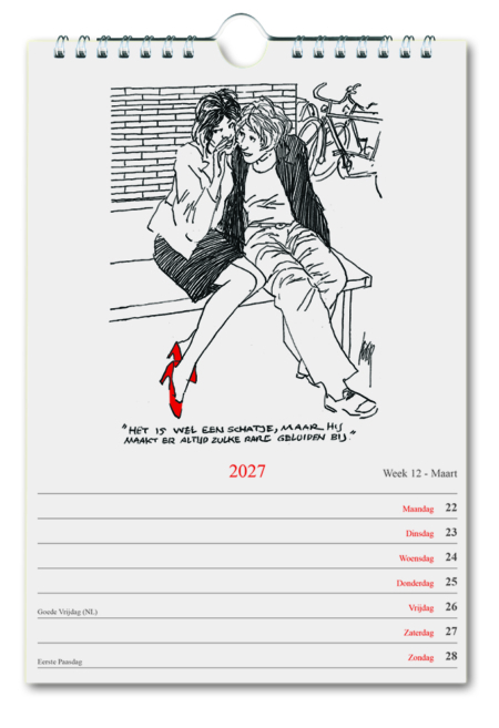Peter van Straaten weekkalender 2027