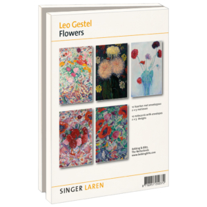 Kaartenmapje met env, groot: Flowers, Leo Gestel, Singer Laren