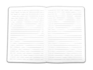 Notitieboek A5, zachte kaft: Uit volle borst, Judith Stam