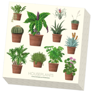 Servetten: Houseplants, Kelly van Koppenhagen, Hortus Botanicus Amsterdam
