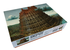 Puzzel (1.000 stukjes): De toren van Babel, Pieter Bruegel de Oude, Boijmans Van Beuningen